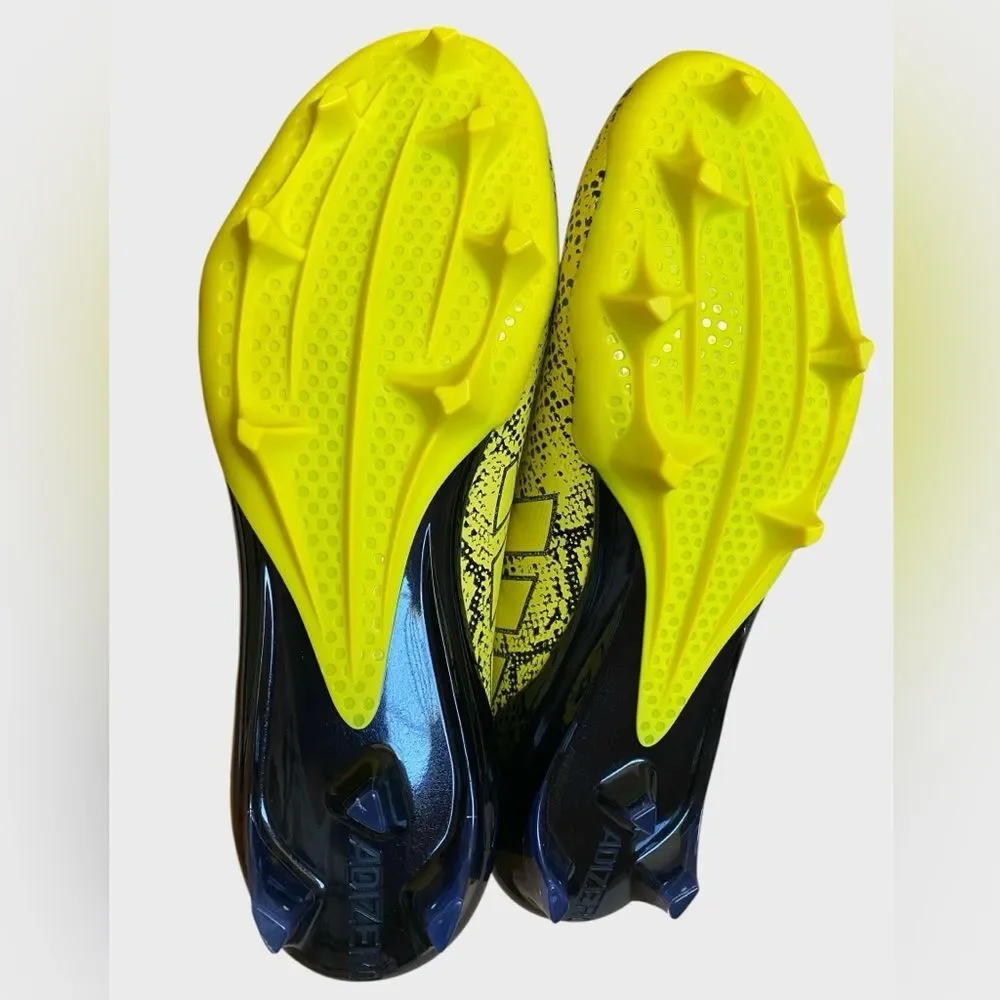 NEW Adidas Adizero Electric II Exotic Speed Football Cleats Men's Sz 8.5 Yellow